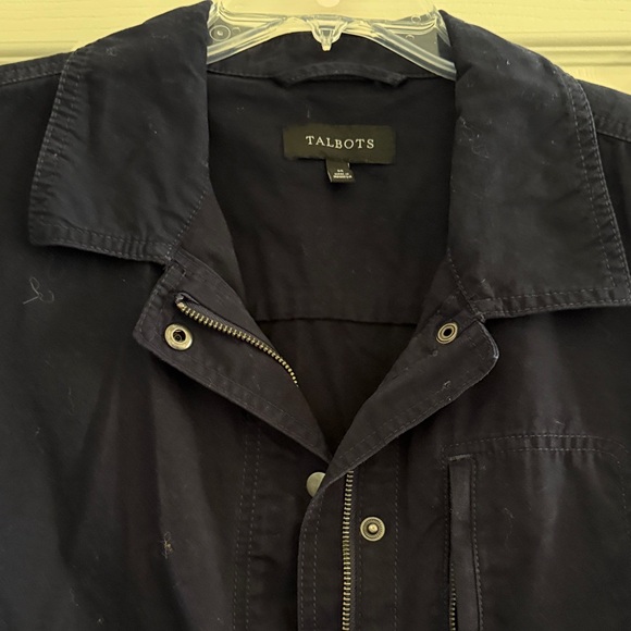 Talbots Navy Lightweight Spring Jacket - Picture 2 of 4